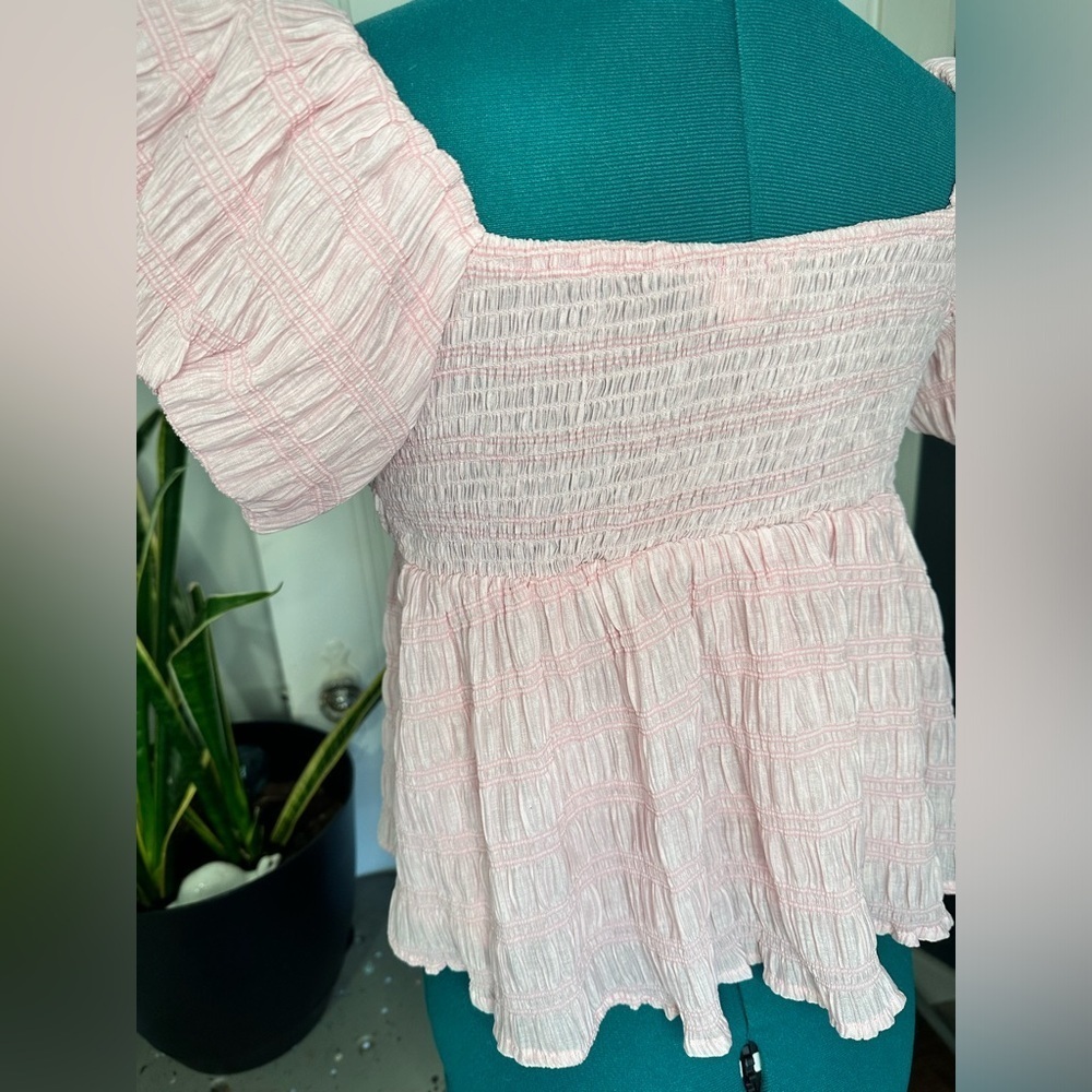 ASTR the Label pink puff top medium - Picture 5 of 16